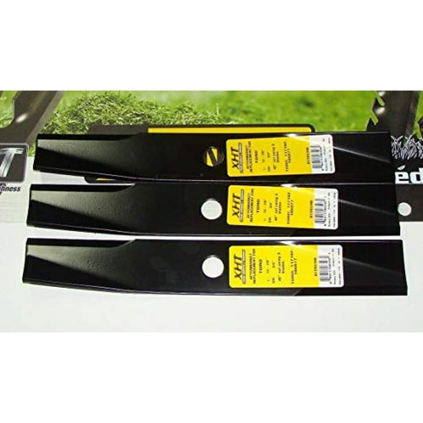 Details about  / 3 HD Mower Blades Fits Toro WHEEL HORSE 106077 106636 117192 3 FOR 42/" CUT